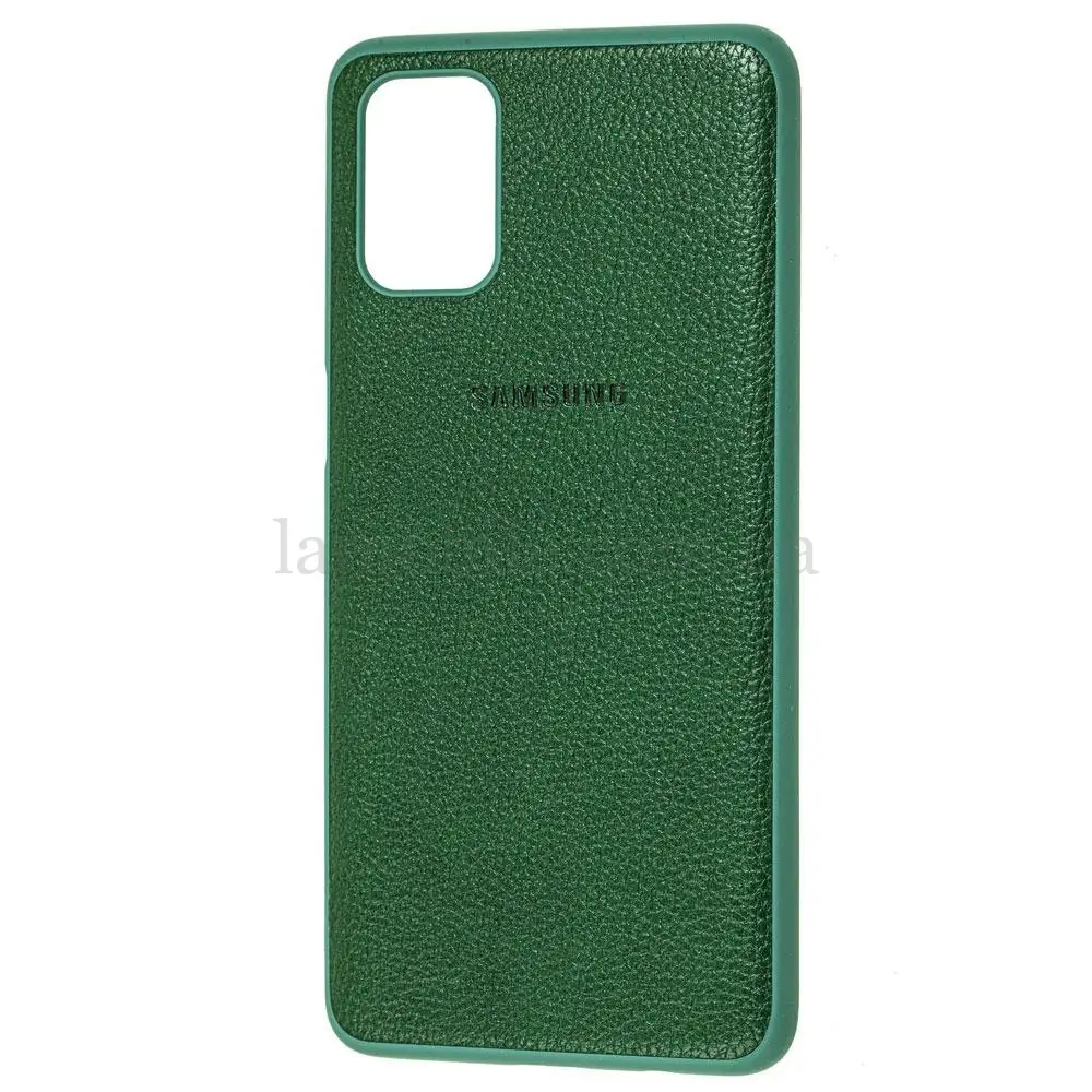 Чохол для Samsung Galaxy A31 (A315) Leather cover зелений