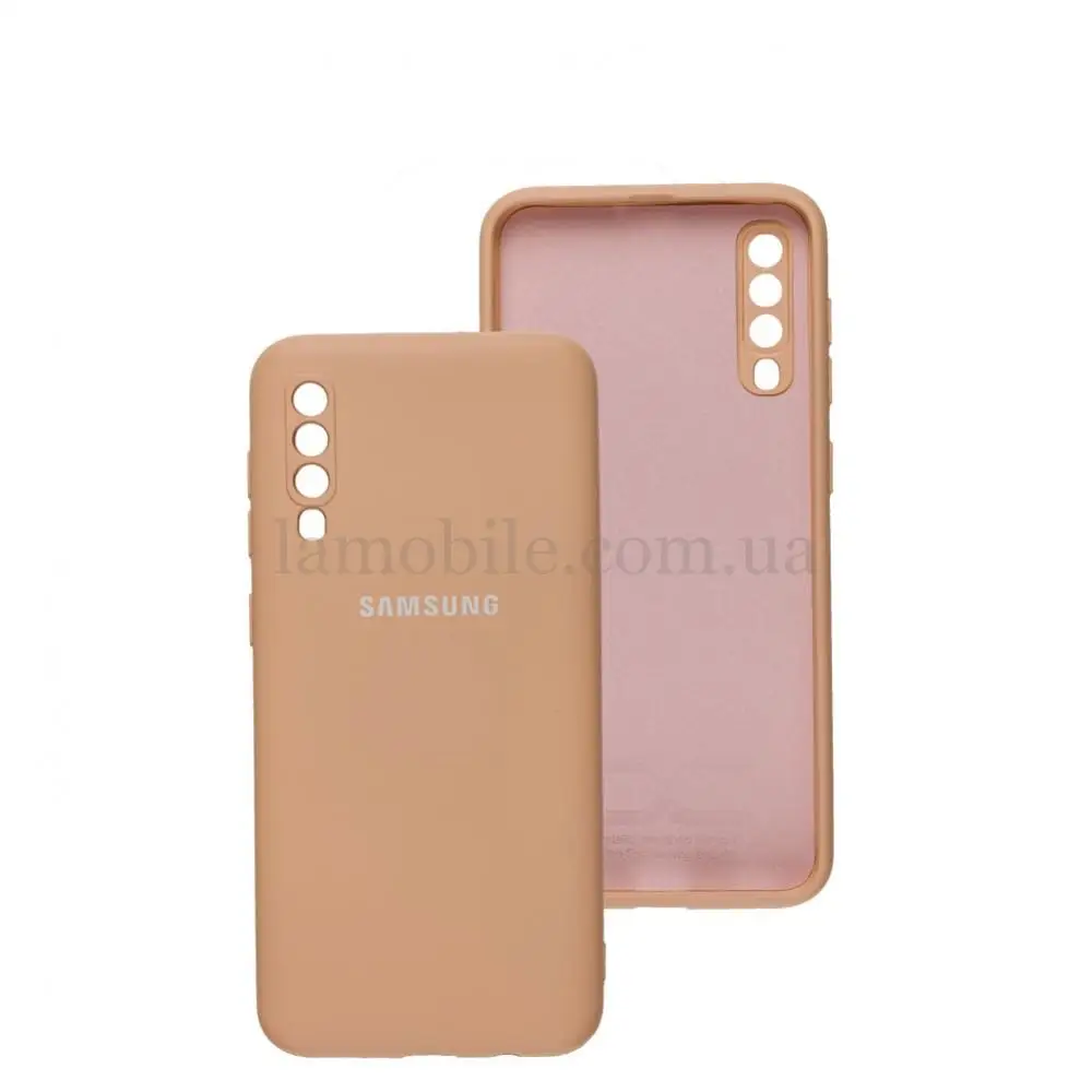 Чехол для Samsung Galaxy A50 / A50s / A30s Full camera розовый / cappuccino