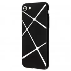 Чохол Cococ для iPhone 7/8 чорний геометрія
