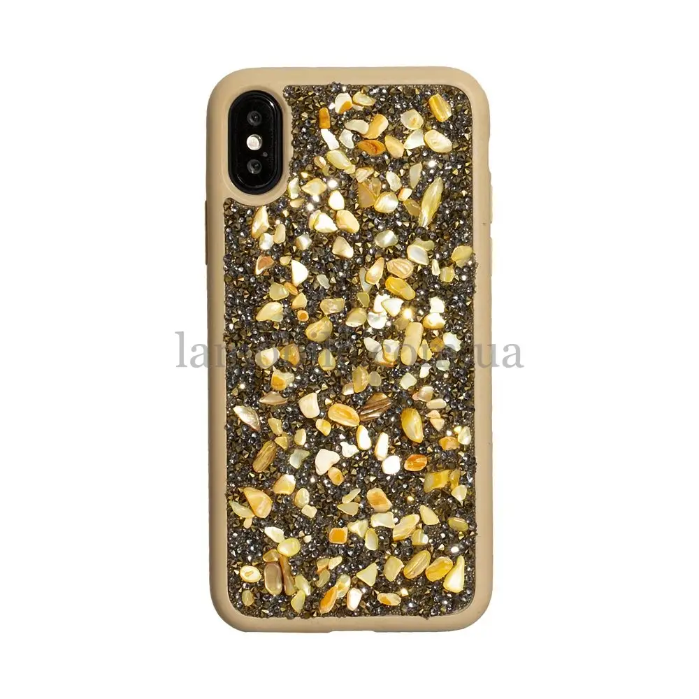 Чехол для iPhone X / Xs Bling World Stone золотистый