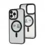 Чохол для iPhone 13 Pro Max Metal Bezel MagSafe рожевий