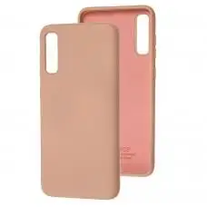 Чехол для Samsung Galaxy A70 (A705) Full without logo pink sand