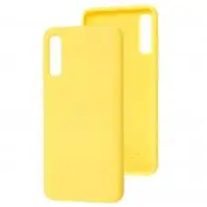Чохол для Samsung Galaxy A70 (A705) Full without logo bright yellow