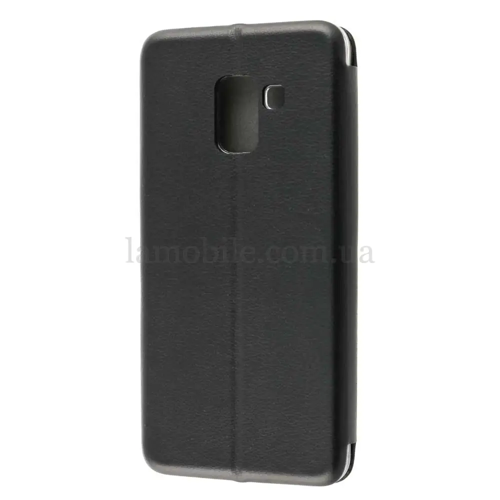 Чехол книжка Premium для Samsung Galaxy A8 2018 (A530) черный