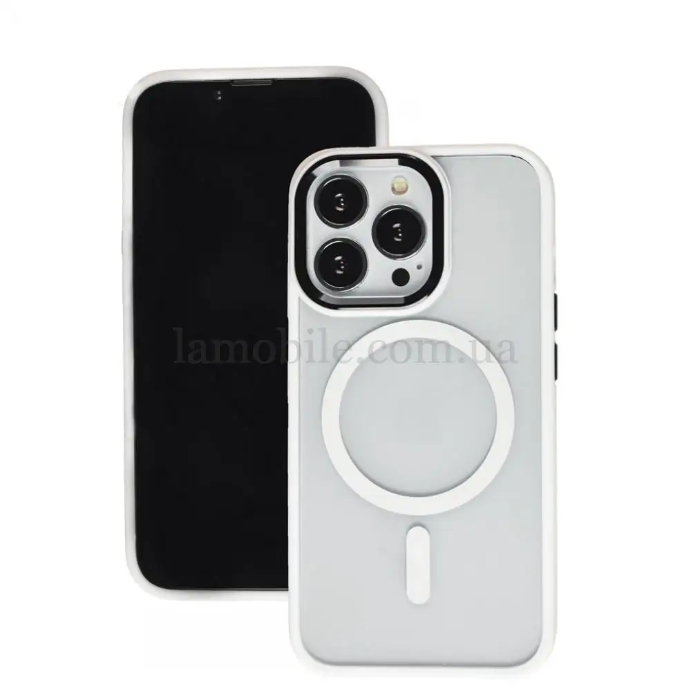 Чохол для iPhone 13 Pro Wave Magnetic white