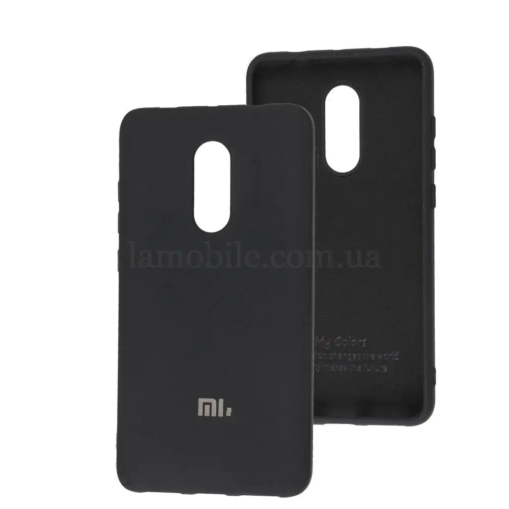 Чехол для Xiaomi Redmi Note 4X / Note 4 Silicone Full черный
