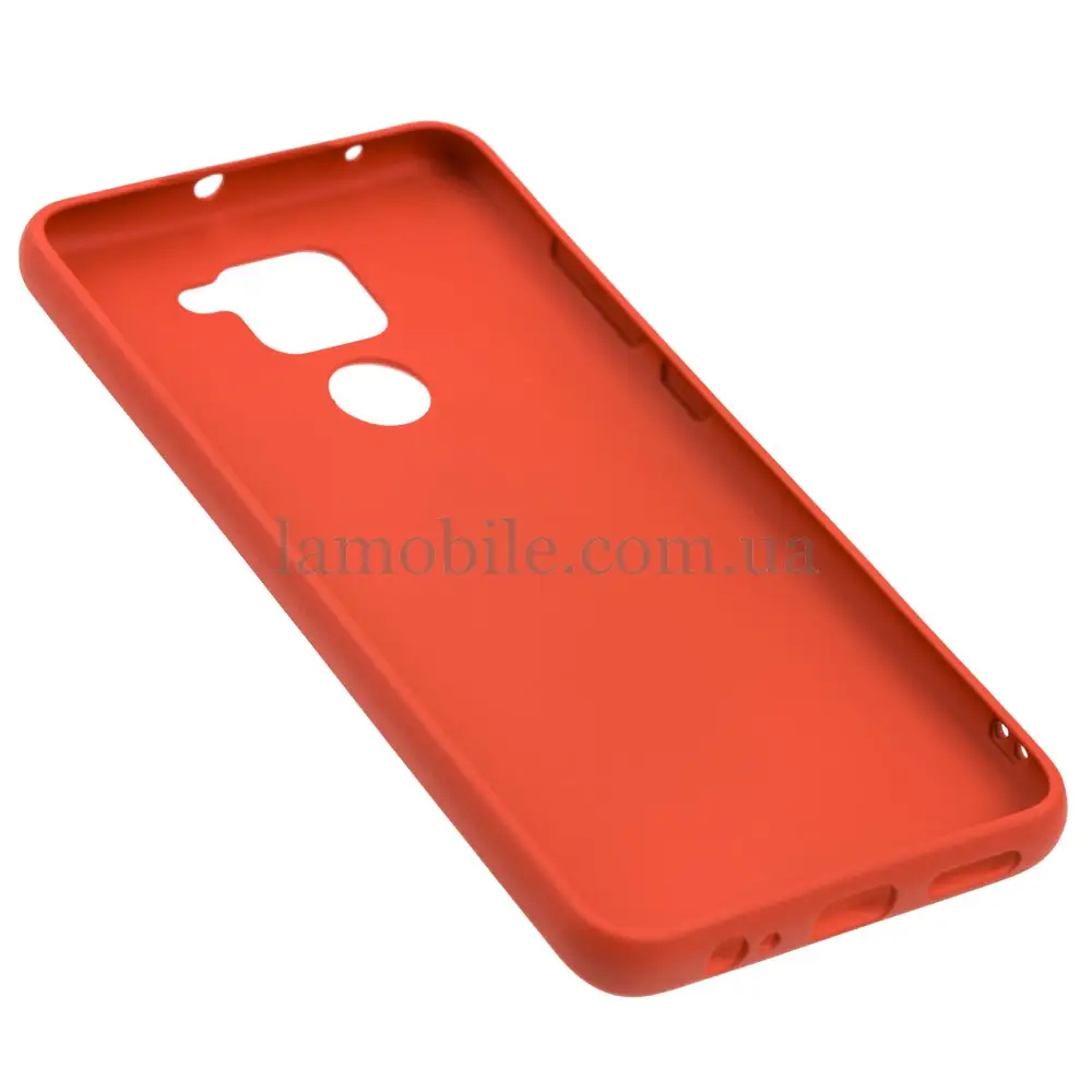 Чохол для Xiaomi Redmi Note 9 Leather cover червоний
