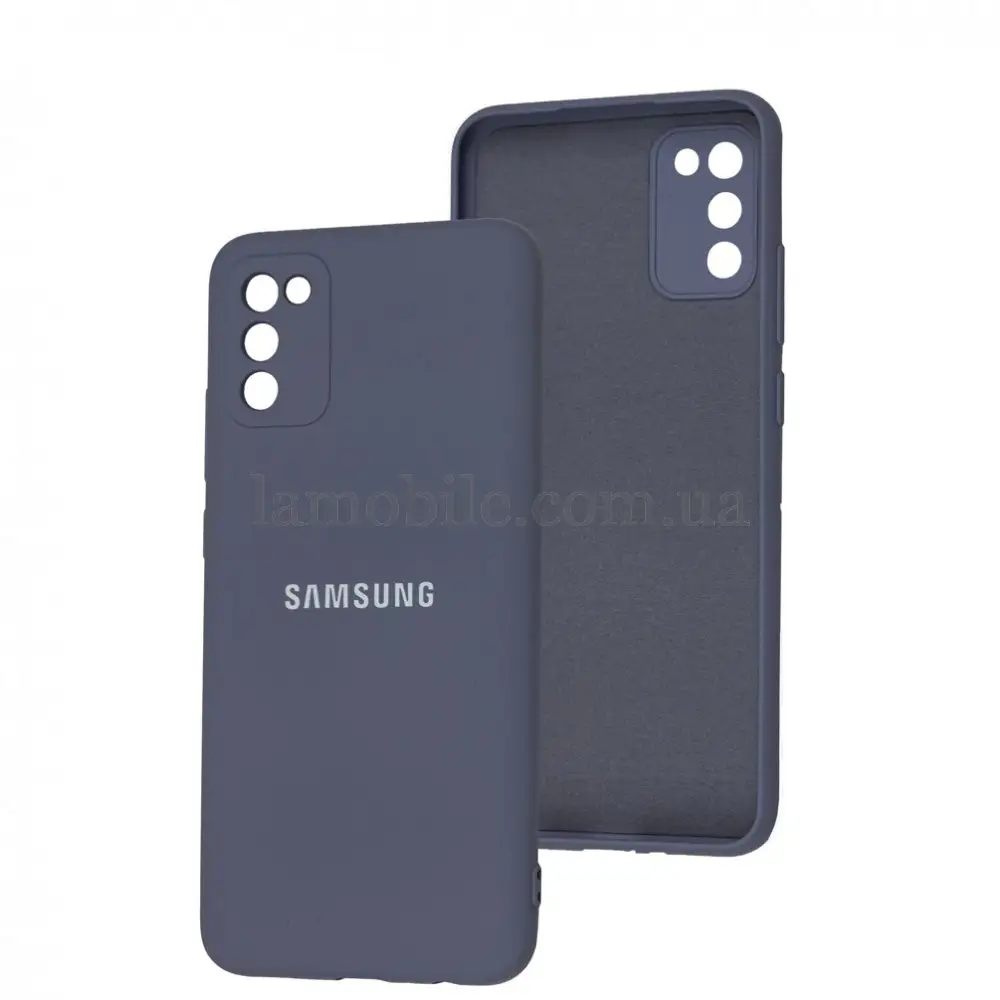 Чохол для Samsung Galaxy A02s / M02s Full camera lavander gray