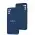 Чохол для Samsung Galaxy A02s / M02s Full camera синій / navy blue Чохол для Samsung Galaxy A02s / M02s Full camera синій / navy blue