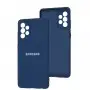Чехол для Samsung Galaxy A72 Full camera синий/navy blue