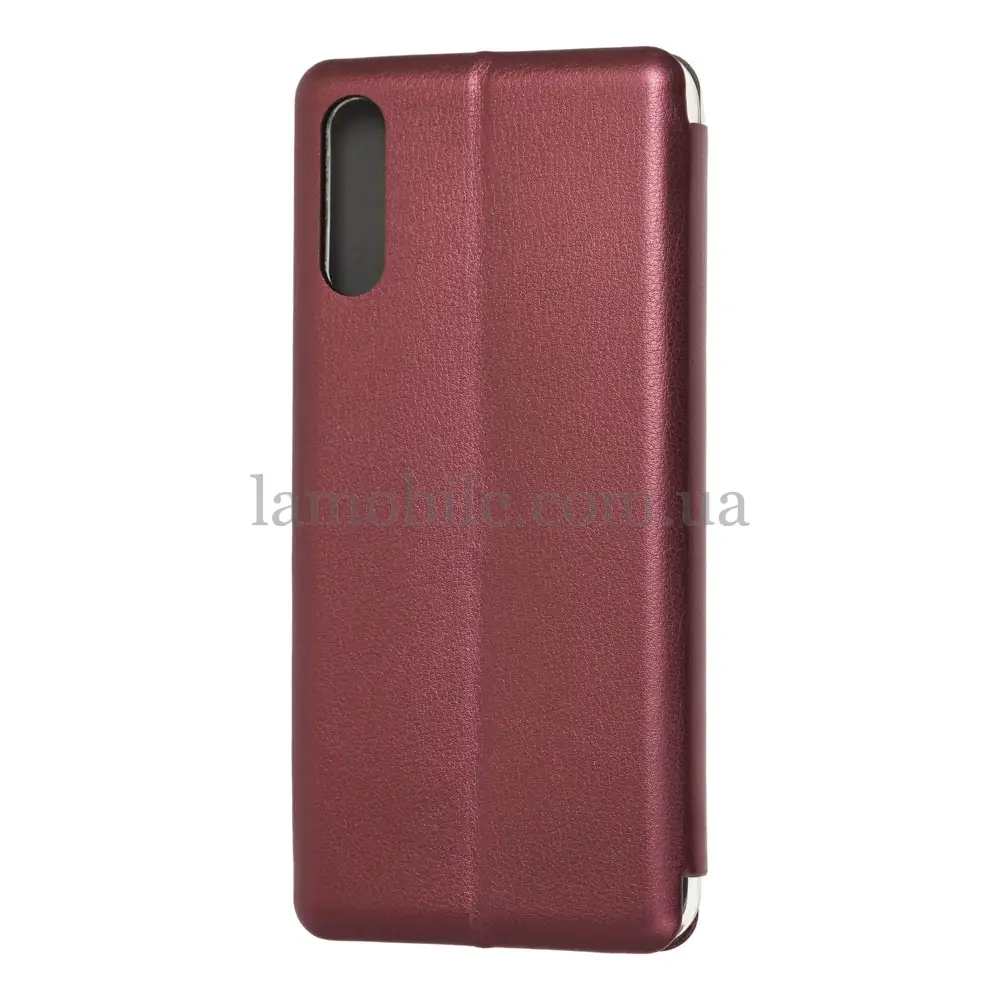 Чехол книжка Premium для Samsung Galaxy A70 (A705) бордовый