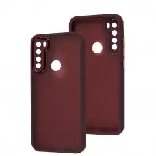 Чохол для Xiaomi Redmi Note 8 Luxury Metal Lens марсала