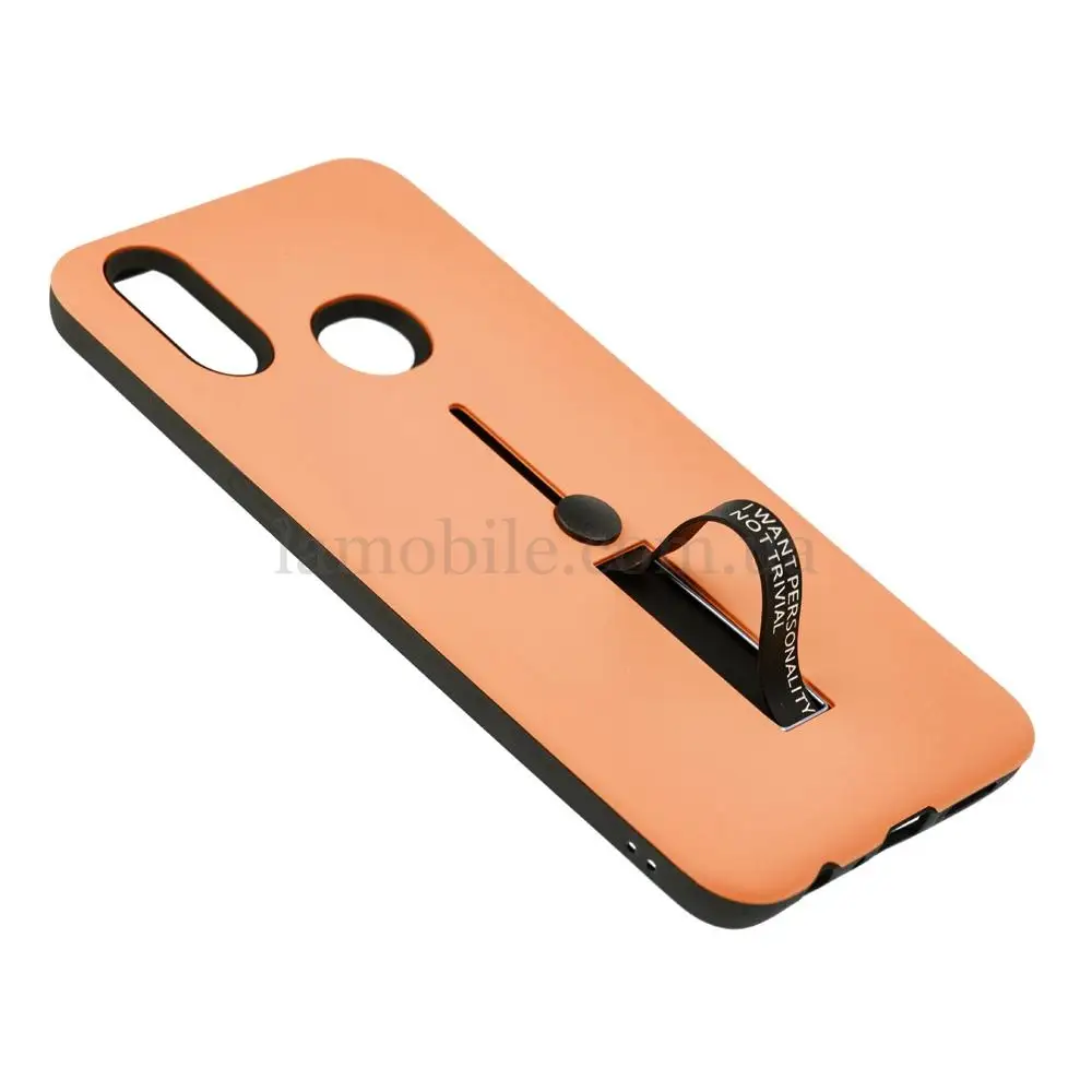 Чехол для Samsung Galaxy A10s (A107) Kickstand персиковый