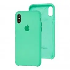 Чехол Silicone для iPhone X / Xs Premium case spearmint