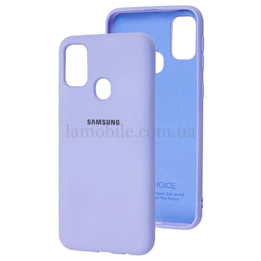 Чохол для Samsung Galaxy M21 / M30s Silicone Full бузковий / dasheen
