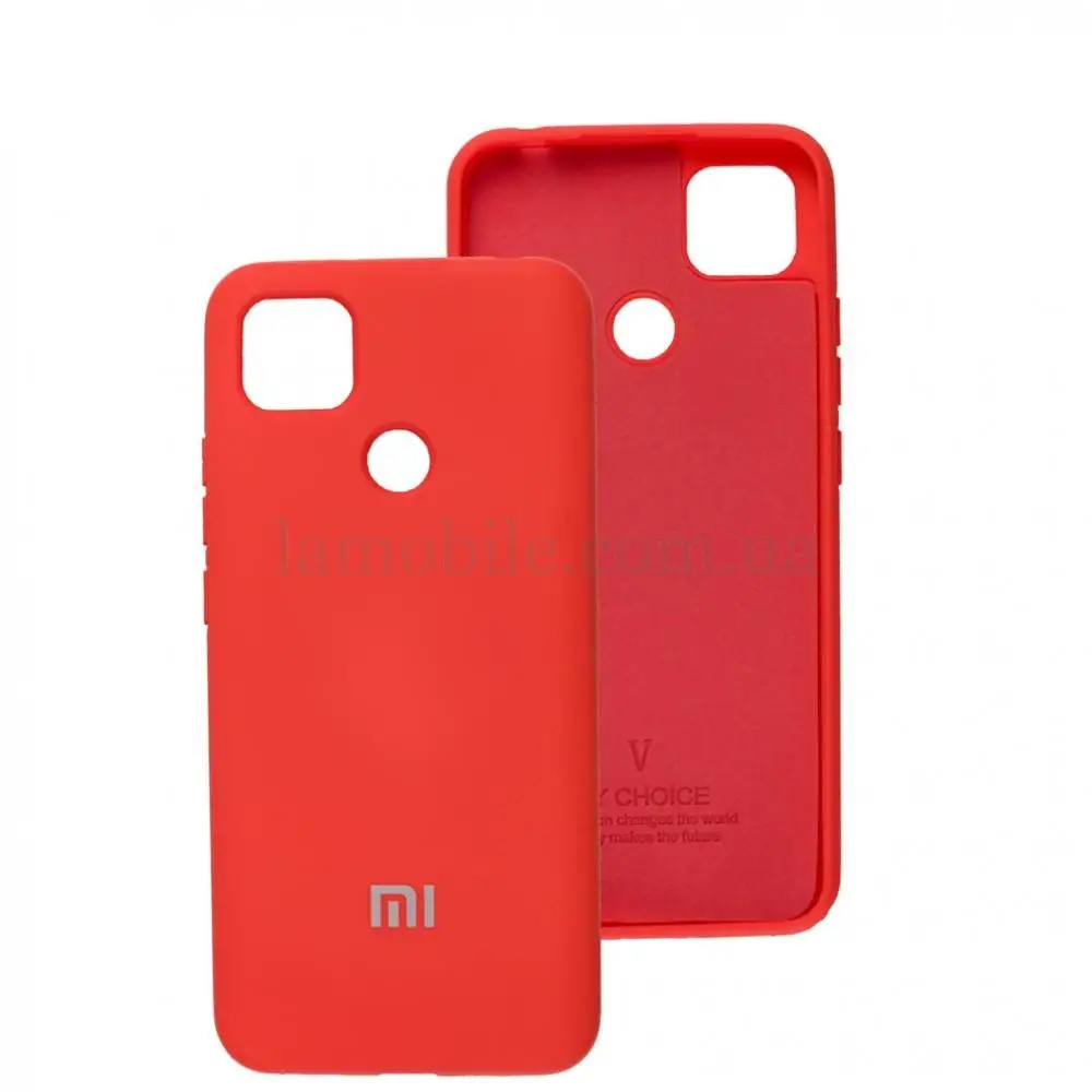 Чехол для Xiaomi Redmi 9C / 10A Silicone Full коралловый