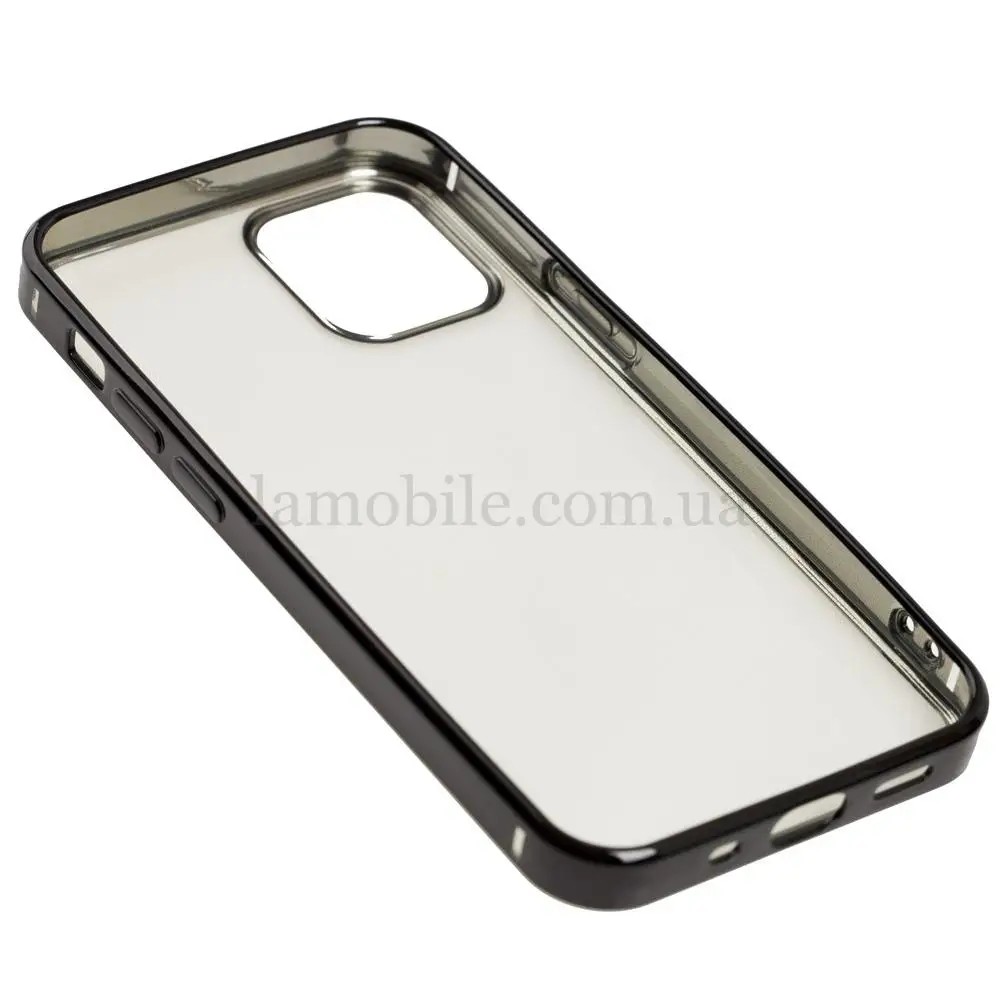Чехол для iPhone 12 mini Glossy edging черный