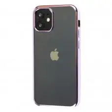 Чохол для iPhone 12 mini Glossy edging бузковий