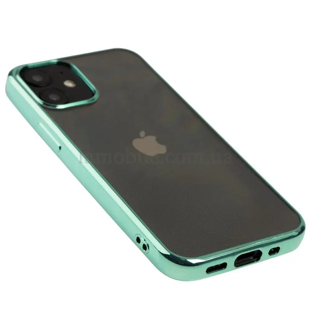 Чохол для iPhone 12 mini Glossy edging зелений