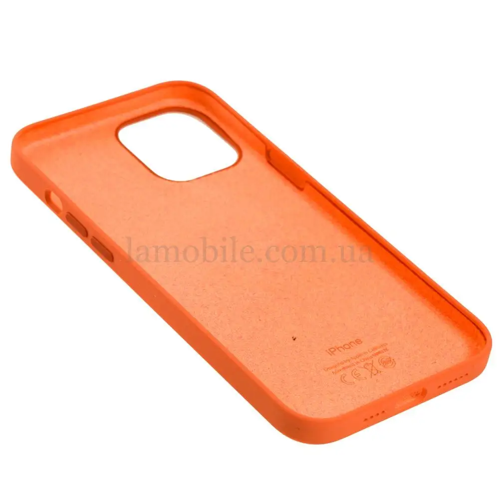 Чехол для iPhone 12 Pro Max Full Silicone case pink citrus