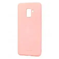 Чохол для Samsung Galaxy A8+ 2018 (A730) Molan Cano Jelly рожевий