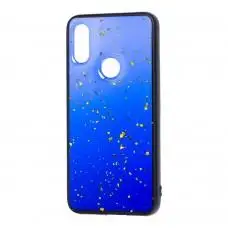 Чехол для Xiaomi Redmi 7 color конфети голубой