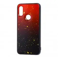 Чехол для Xiaomi Redmi 7 color конфети красный