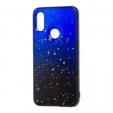 Чехол для Xiaomi Redmi 7 color конфети синий