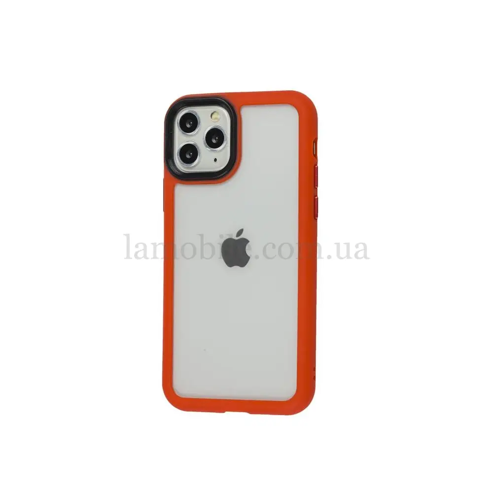 Чохол для iPhone 11 Pro Metal Buttons червоний