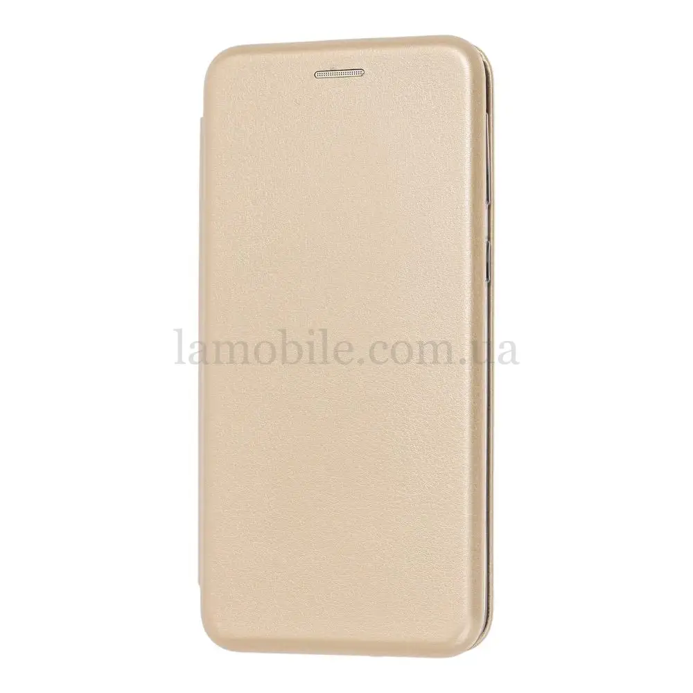 Чехол книжка Premium для Samsung Galaxy M20 (M205) золотистый