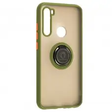 Чохол для Xiaomi Redmi Note 8 LikGus Edging Ring хакі