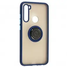 Чохол для Xiaomi Redmi Note 8 LikGus Edging Ring синій