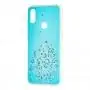 Чехол для Xiaomi Redmi Note 7 glitter star конфети мятный