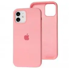 Чехол для iPhone 12 / 12 Pro Silicone Full розовый / light pink 