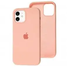 Чехол для iPhone 12 / 12 Pro Silicone Full розовый / pink 