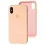 Чохол для iPhone X / Xs Silicone Full помаранчевий / grapefruit