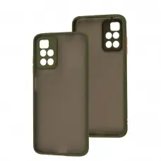 Чехол для Xiaomi Redmi 10 LikGus Totu camera protect хаки