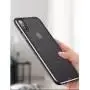 Чехол для iPhone Xs Max Style electroplating черно серый