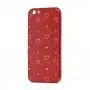Чехол для iPhone 6 / 6s glass 3D красный