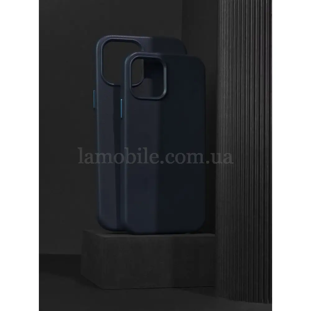 Чехол для iPhone 13 Pro WAVE Premium leather MagSafe black