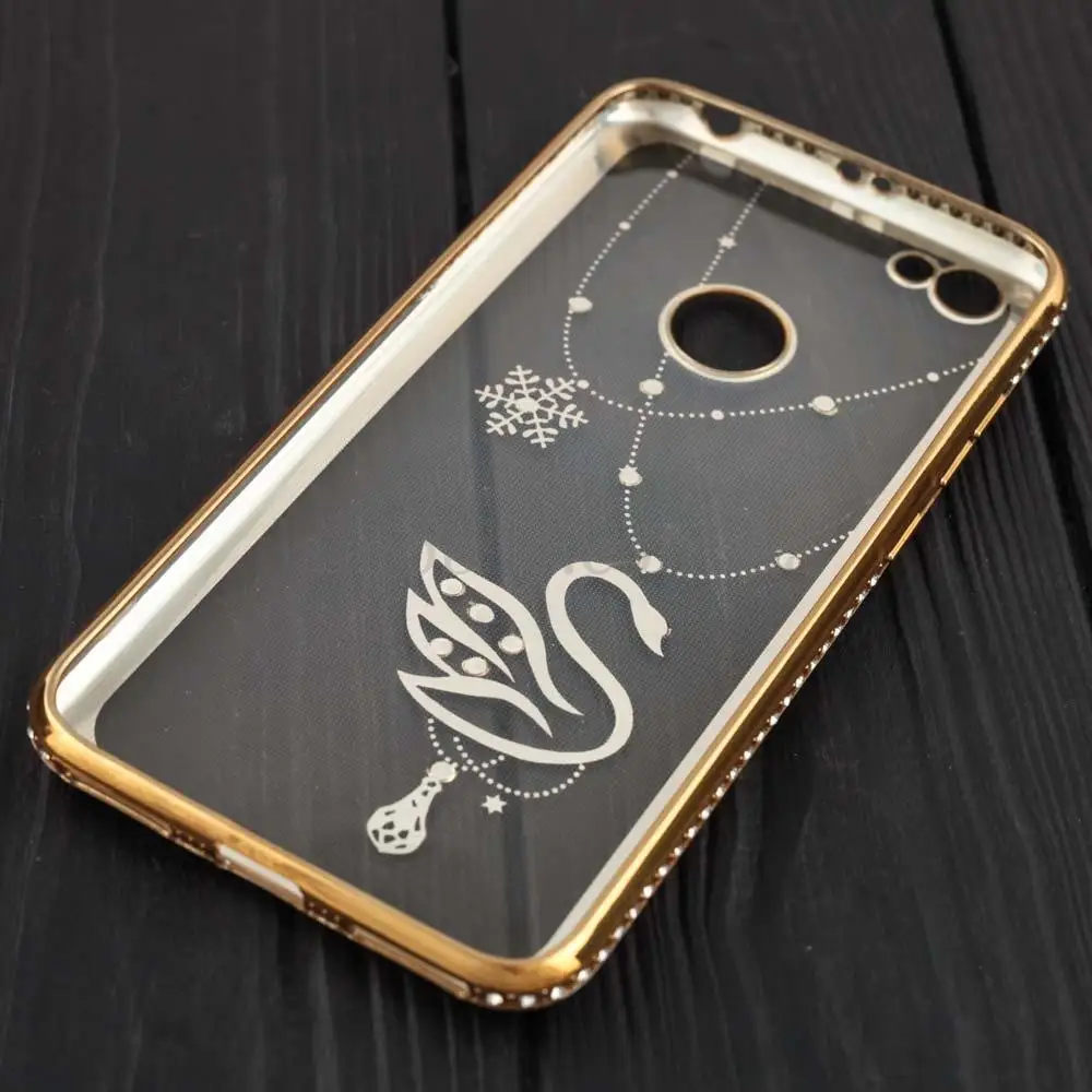 Чехол для Xiaomi Redmi Note 5A Prime Baseus Kingxbar Fantasy лебедь золотистый