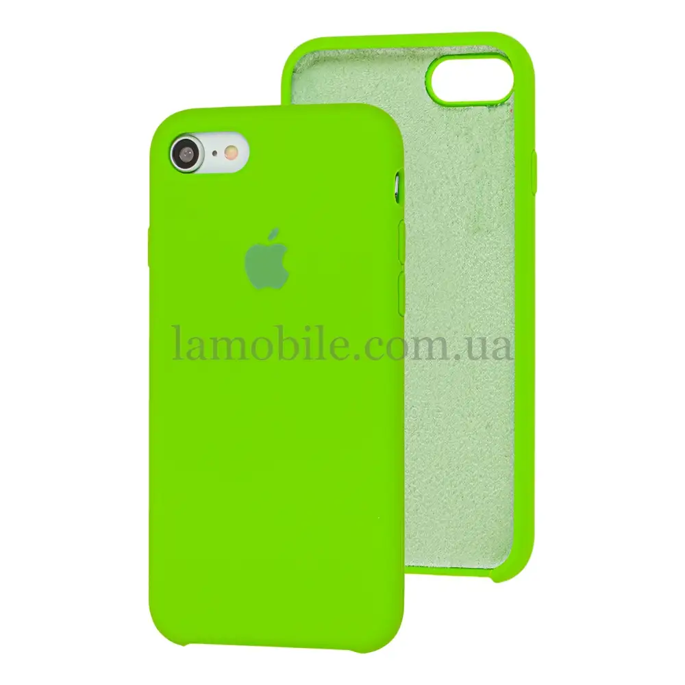 Чохол Silicone для iPhone 7/8/SE20 case green
