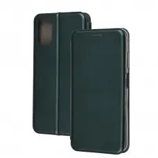 Чехол книжка Premium для Samsung Galaxy A03s (A037) зеленый