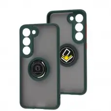 Чехол для Samsung Galaxy S23 (S911) LikGus Edging Ring оливковый