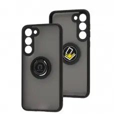 Чохол для Samsung Galaxy S23+ (S916) LikGus Edging Ring чорний