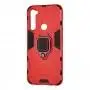 Чехол для Xiaomi Redmi Note 8 Transformer Ring ударопрочный красный