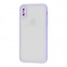 Чохол для iPhone X / Xs LikGus Totu camera protect бузковий