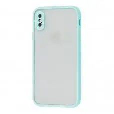 Чохол для iPhone X / Xs LikGus Totu camera protect бірюзовий