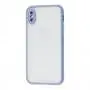 Чехол для iPhone X / Xs LikGus Totu camera protect голубой