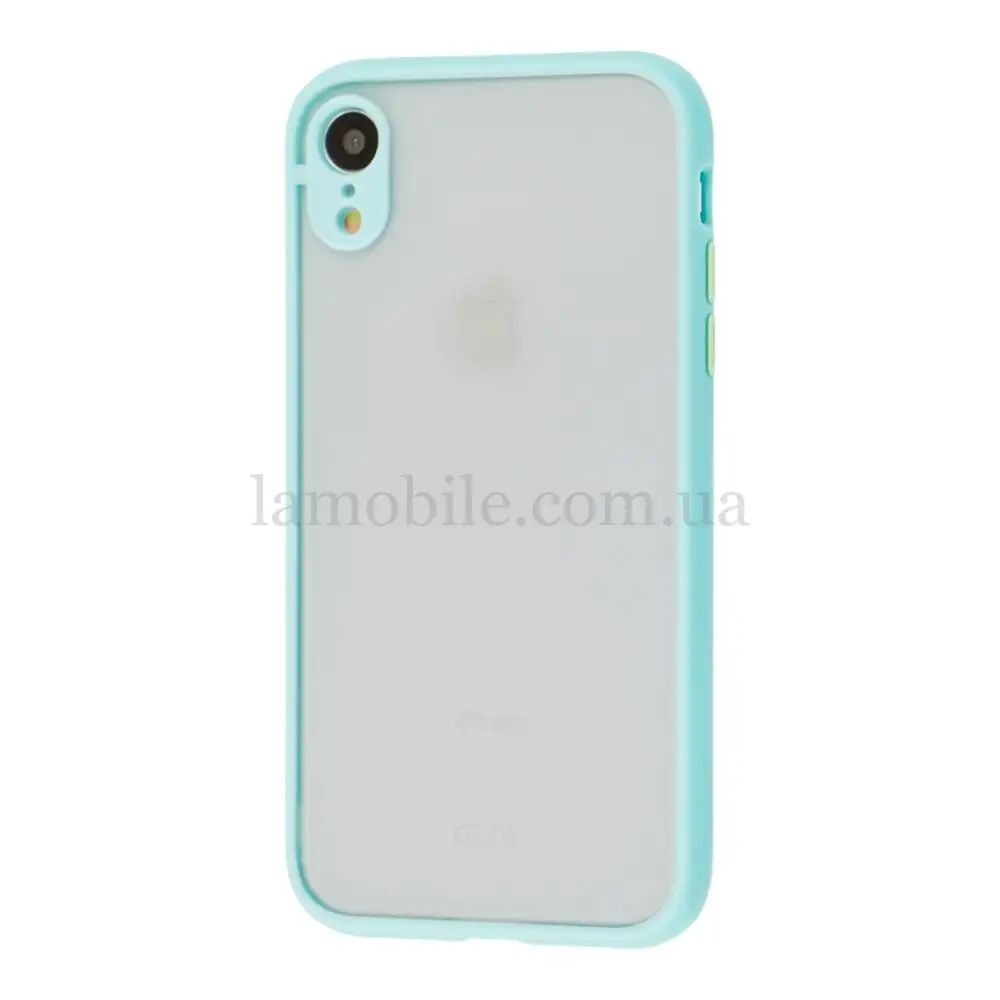 Чохол для iPhone Xr LikGus Totu camera protect бірюзовий
